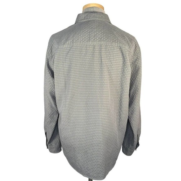 Aigle Men's Olive Green Checkered Button Down Shirt XL EUC - Picture 5 of 11